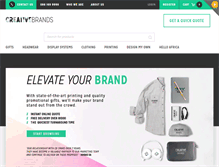 Tablet Screenshot of creativebrands.co.za